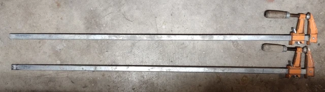 2 Vintage Jorgensen Pony #3736 Woodworking 36" Bar Clamps