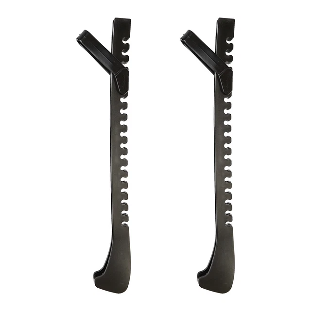 1 Pair Rubber Ice Skate Protectors With Adjustable Buckle (black) UK AUS