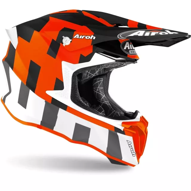 2023 AIROH TWIST 2.0 Motocross MX Enduro Offroad Fahrradhelm - Rahmen Orange