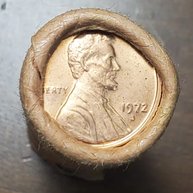OBW BU Roll (50) 1972 S Uncirculated Lincoln Memorial Cents