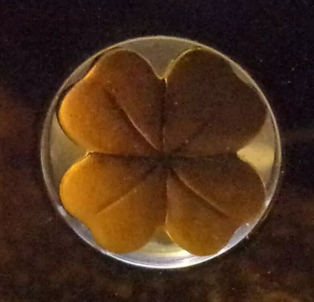 Republic of Palau, four leaf clover, gold coin, 1 dollar 2