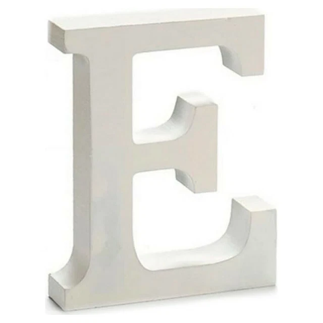 Letra E Madera