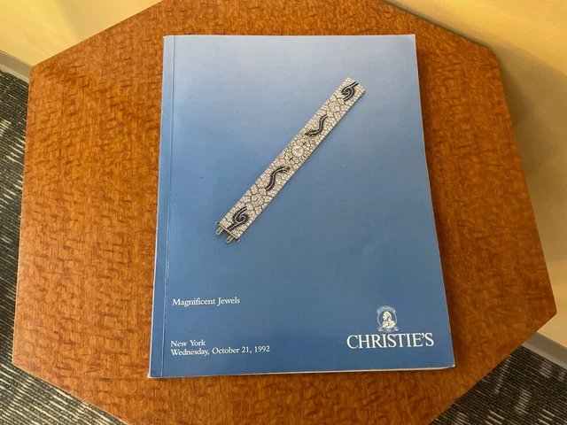 Christie's auction catalog Magnificent Jewels New York October 1992