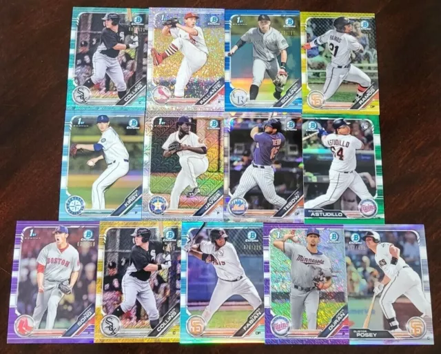 2019 Bowman Chrome / Draft Chrome Color and Serial Number Refractors You Pick