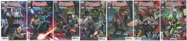 Spider-Man 2099 Exodus #1 2 3 4 5 Ron Lim CONNECTING Variant Cover SET Lot 2022
