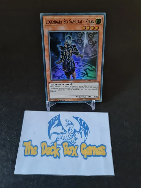Yugioh: Legendary Six Samurai Kizan, Spwa-En010, 1St Edition, Super Rare