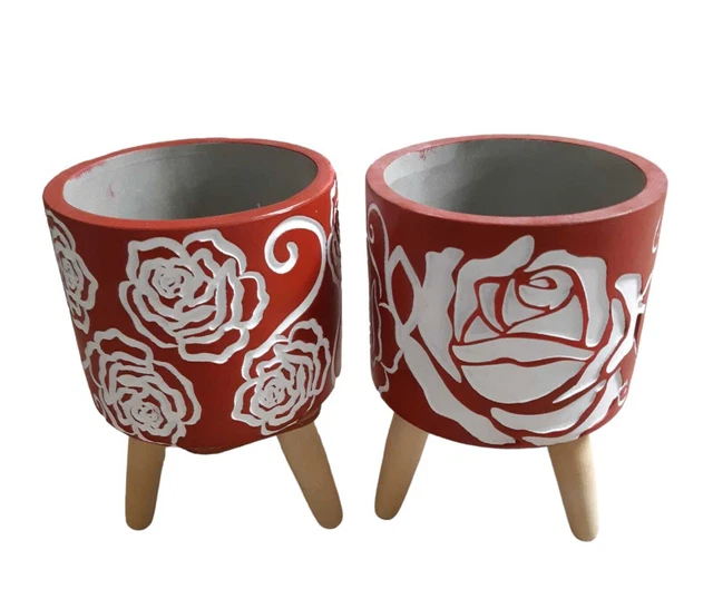 SUPPORTO PER SFERE in legno base display diametro 15 mm rosso per sfera