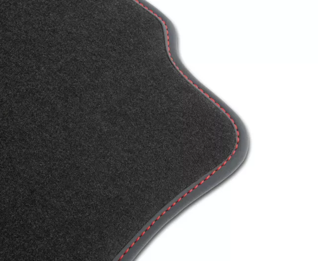 SZ11-1 Tapis De Sol Velour Premium Mat Rouge pour Suzuki Swift V 2010-2017 3 por 2