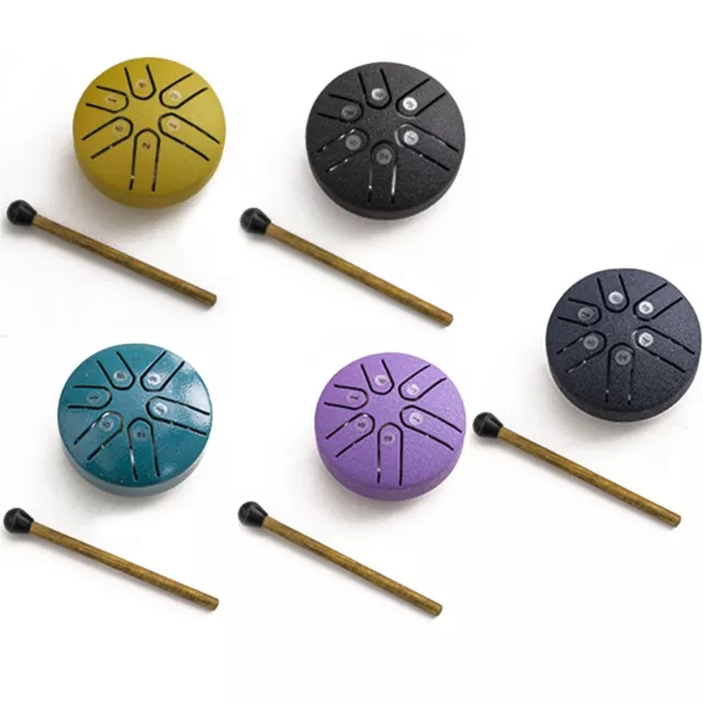 Tambour à langue en acier - 30,5 cm - Instrument de percussion à 13 notes -  Lotus - Avec sac de transport
