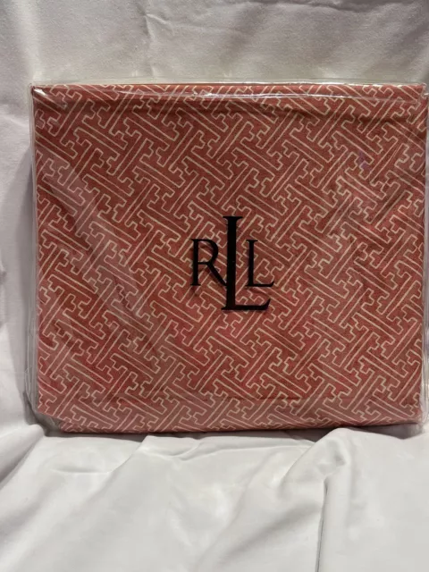 Nip Ralph Lauren Villa Camelia Fretwork Twin Extra Deep Fitted Sheet