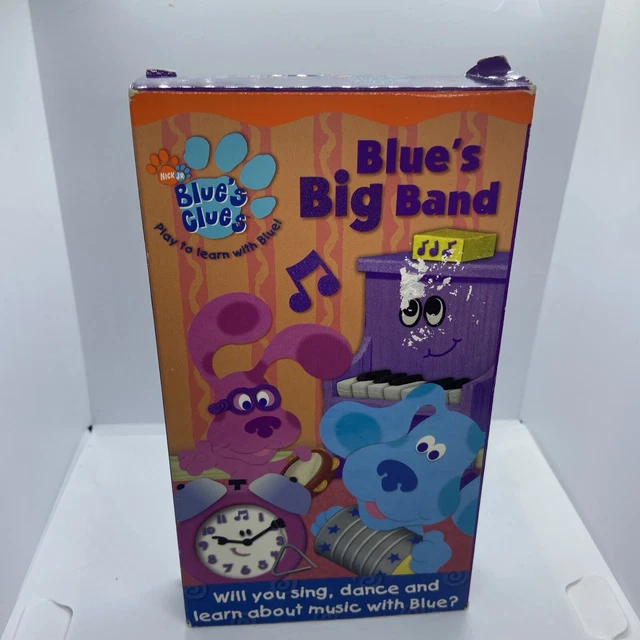 BLUES CLUES Blues Big Band VHS 2003 Blue s Clues Tested EUR 6 77 Blues clues blues big band vhs 2003 blue s clues tested eur 6 77