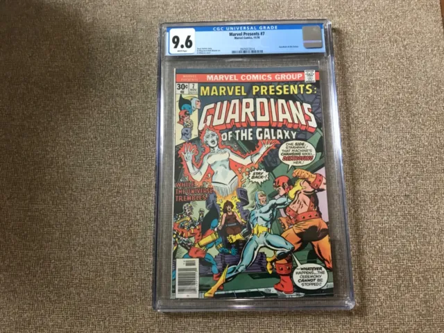 Marvel Presents #7 (Marvel 1976) CGC 9.6 NM+ Guardians of the Galaxy - White