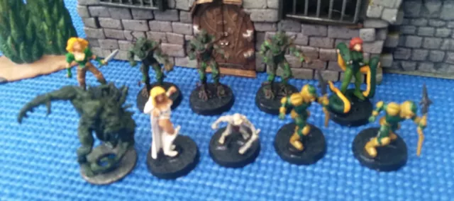 Dungeons and Dragons miniatures Lot of 10  prepainted miniatures Plant monsters