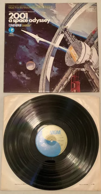 2001 Space Odyssey ST - 1968 Vinyl LP MGM 2315 034 Stanley Kubrick VG+ VG+