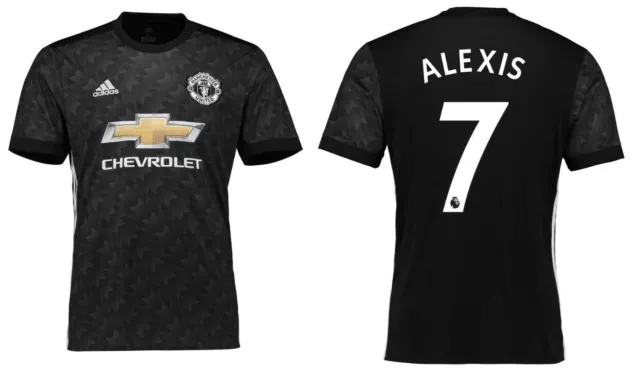 Trikot Adidas Manchester United 2017-2018 Away - Alexis 7 I Auswärts ManU