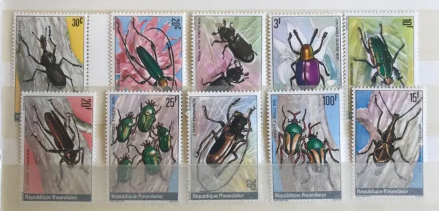 Rwanda - Insects / Nature / Fauna - Timbres  stamps MNH** Alb