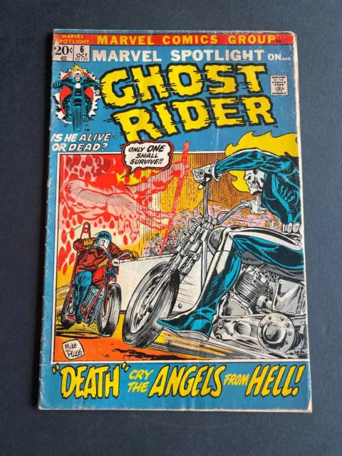 Marvel Spotlight #6 -  2nd Appearance of Ghost Rider (Marvel, 1972) G/VG