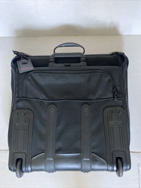 Tumi Alpha two Wheeled 20"x24"x9" Garment Bag Rolling Suitcase Ballistic Luggage 2