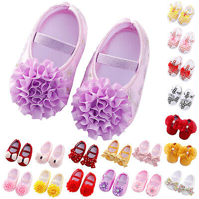 Baby Girls Soft Sole Toddler Shoes Infant Toddler Walking Shoes Princess Shoes