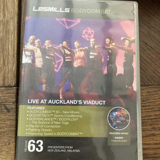 LES MILLS BODYCOMBAT DVD セット 60-67 LES MILLS BODYCOMBAT BODY COMBAT 32 DVD CD And Notes FFAK