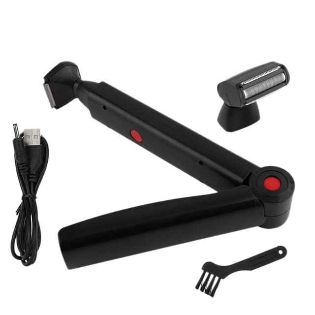 Rasoio per Capelli con Manico Lungo per Uomo Rasoio per Capelli Ricaricabil Q2B7