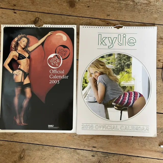 Kylie Minogue Calendar Bundle 2003 2018 Love Kylie Golden Fever Rare