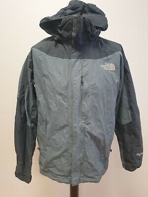 W695 Mens The North Face Hyvent Grey Lightweight Hooded Jacket Uk M Eu 50