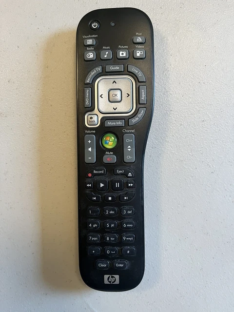 HP Remote Control Model TSGH-IR01 Touchsmart Windows PC Media Center