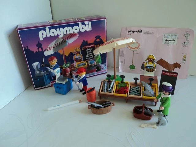 PLAYMOBIL J155 – Bilancia Del Pescivendolo 5342 – Epoca 1900 – Usato