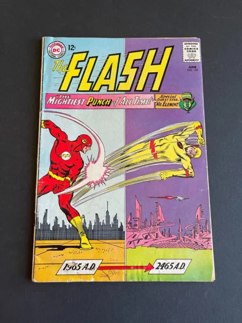 Flash #153 - Reverse Flash & Mister Element App (DC, 1965) Fine