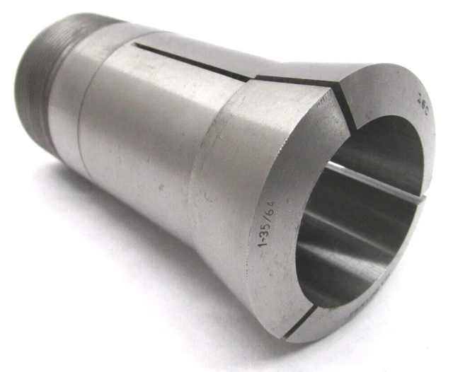 HARDINGE 1-35/64" 16C ROUND COLLET w/ INTERNAL THREADS