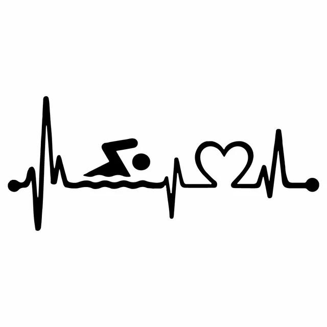 LPN Licensed Practical Nurse Decal - Heartbeat Vinyl Sticker 8x3.25"