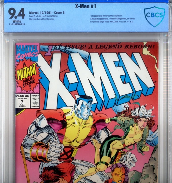 PRIMO: X-MEN #1 J LEE Colossus GAMBIT Psylock NM 9.4 CBCS 2001 Marvel comics cgc