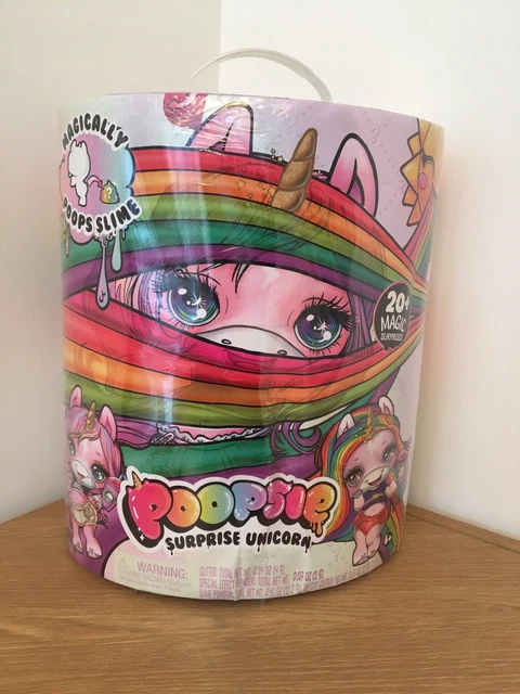 SLIME POOPSIE UNICORN CRUSH corne licorne paillettes surprise pas