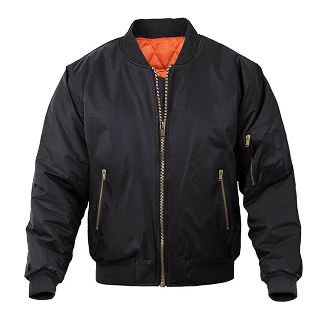 Men's Military Bomber Jacket Tactical Army Pilot Jacket Warm Padded Casual Coats