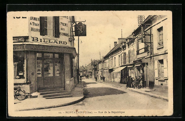 CPA Montataire, Rue de la République