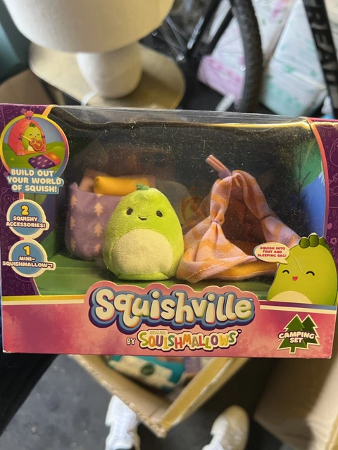 Squishmallows Camping set with Mini Dino Danny Squishville
