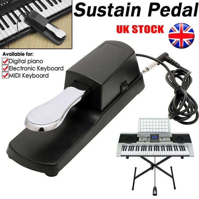 Universal Sustain Pedal Foot Damper Switch Keyboard for Yamaha Casio Korg Roland