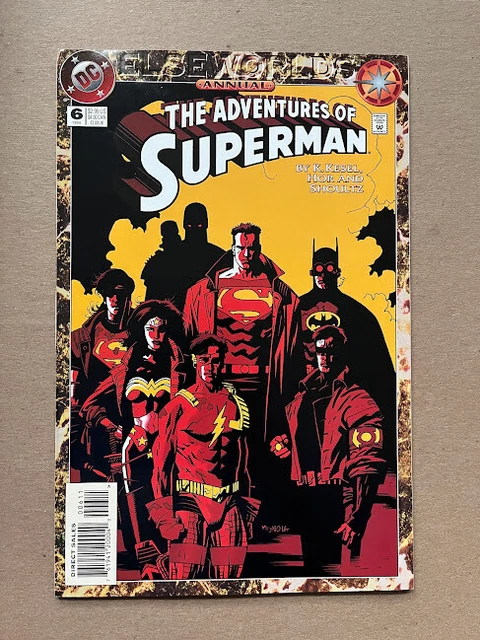 Adventures Of Superman Annual # 6 Vf Dc Comics 1994 Mike Mignola Cover