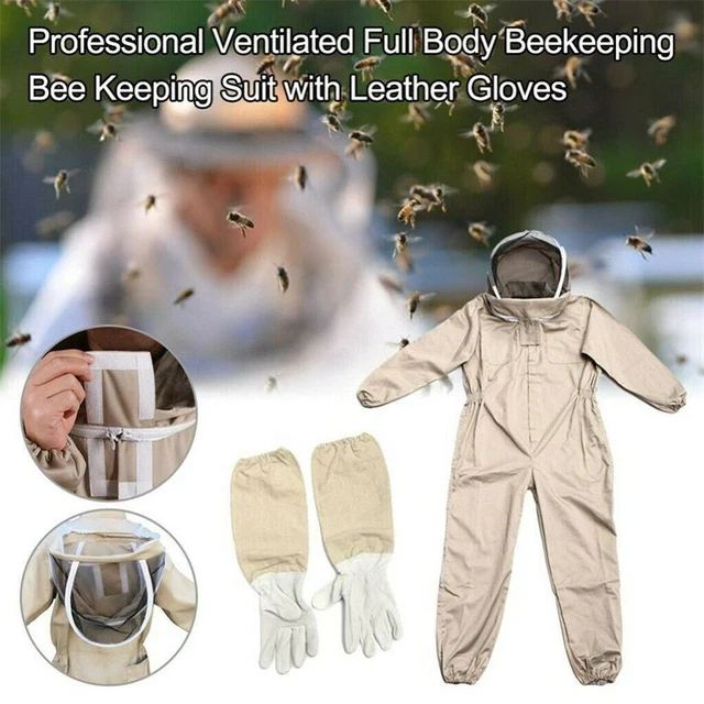 Equipo de protección de apicultura traje duradero con capucha de apicultor