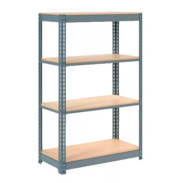 Global Industrial Heavy Duty Shelving 48"W x 24"D x 60"H With 4 Shelves Wood