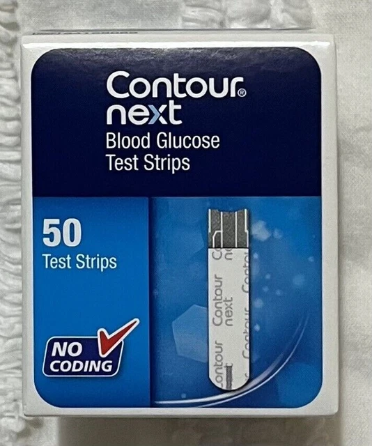 50 CONTOUR® NEXT Blood Glucose Test Strips EXPIRE 28 February 2025