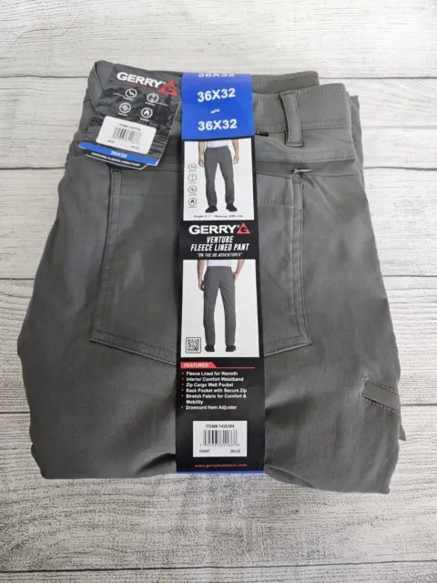 GERRY MEN'S VENTURE Fleece Lined Pants $32.99 - PicClick