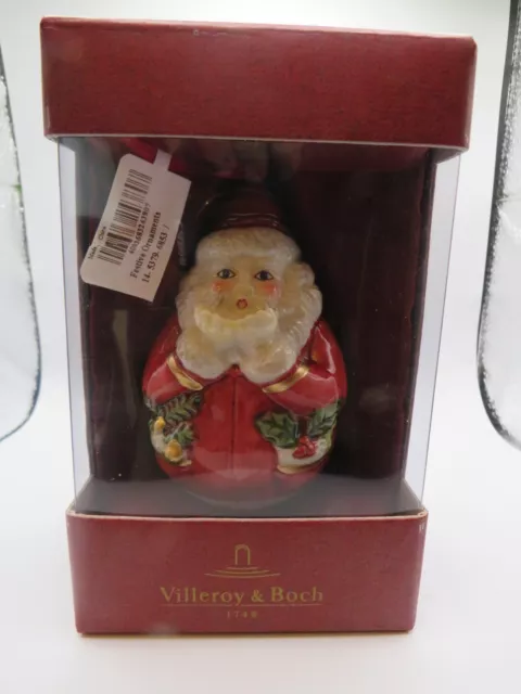 Villeroy & Boch Christmas Ornament Christmas Tree Dec Santa Father Christmas
