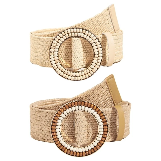 Bohemia-style Handwoven Waist Belt Women Casual Belt Waistband Fashion Accessory