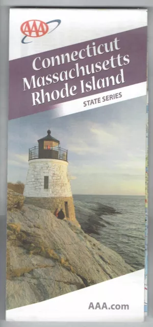 2009 AAA Map Connecticut Massachusetts Rhode Island