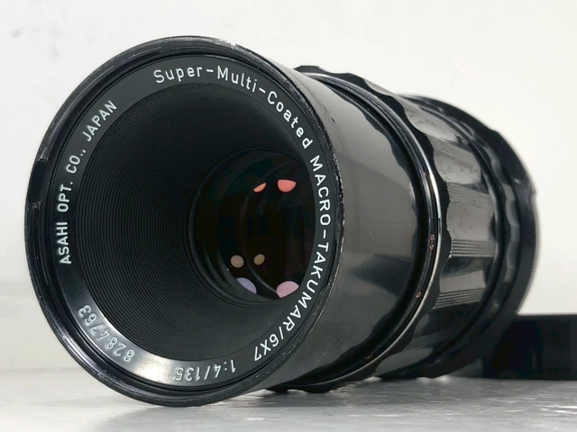 Smc Takumar Pentax 6x7 135mm F4 Macro □中古 Super-Multi