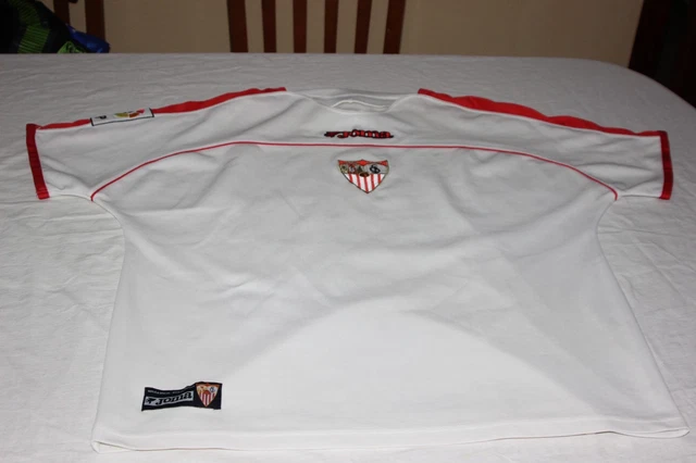 Maillot Vintage Officiel Du Séville FC – Joma, Taille XL – Collection