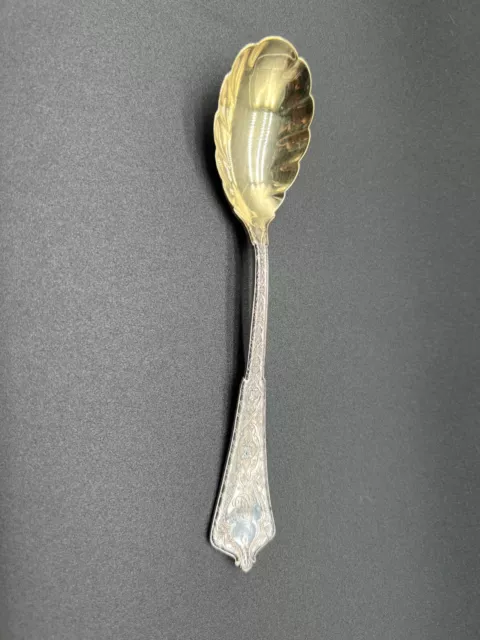 Persian by Tiffany & co Sterling Silver Fluted Preserve Spoon 7 1/8"