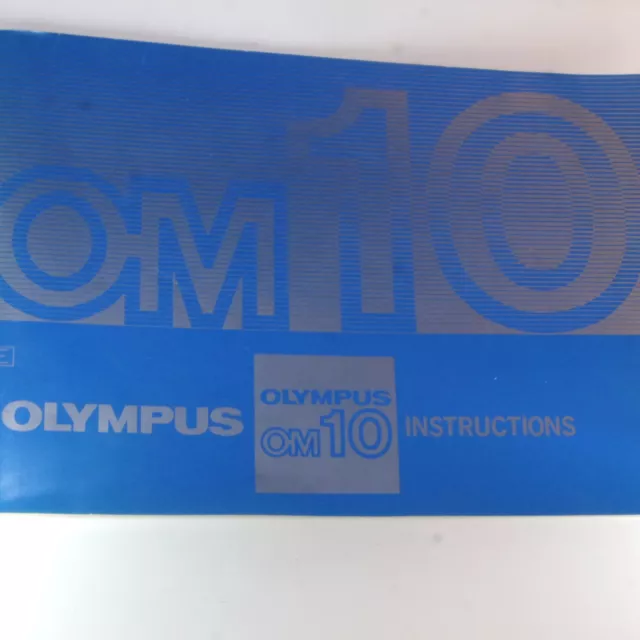 Olympus Om10 Mode D'emploi Notice Manuel  Instructions Anglais